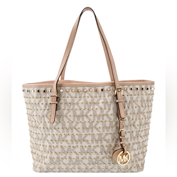 Michael Kors Studded Tote Bag EUC Low firm Price - Picture 1 of 8